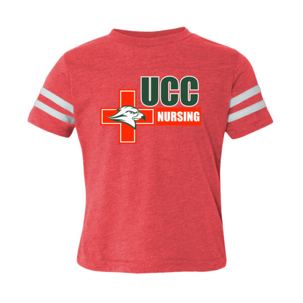 Toddler Football Fine Jersey Tee Thumbnail