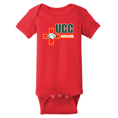Infant Short Sleeve Baby Rib Bodysuit Thumbnail