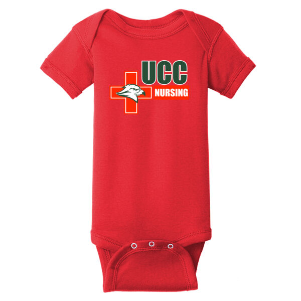 Infant Short Sleeve Baby Rib Bodysuit Thumbnail