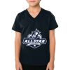 2156 Toddler Fine Jersey V-Neck T-Shirt Thumbnail
