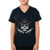 2156 Toddler Fine Jersey V-Neck T-Shirt Thumbnail