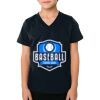 2156 Toddler Fine Jersey V-Neck T-Shirt Thumbnail