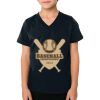 2156 Toddler Fine Jersey V-Neck T-Shirt Thumbnail