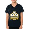 2156 Toddler Fine Jersey V-Neck T-Shirt Thumbnail