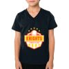 2156 Toddler Fine Jersey V-Neck T-Shirt Thumbnail
