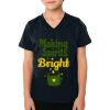 2156 Toddler Fine Jersey V-Neck T-Shirt Thumbnail