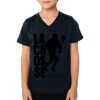 2156 Toddler Fine Jersey V-Neck T-Shirt Thumbnail