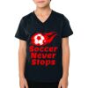 2156 Toddler Fine Jersey V-Neck T-Shirt Thumbnail
