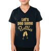 2156 Toddler Fine Jersey V-Neck T-Shirt Thumbnail